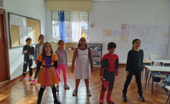 Baile de Halloween de los alumnos de 3º